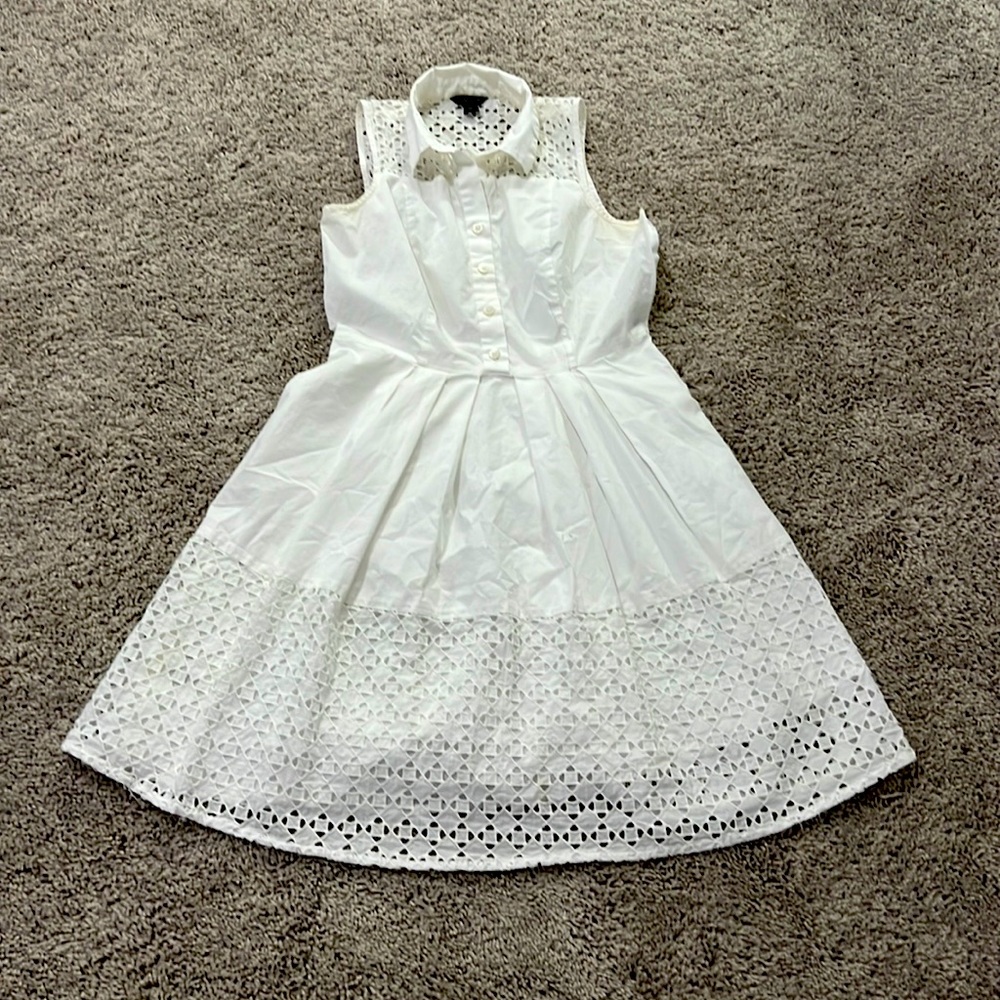 Ann Taylor white Eyelet dress